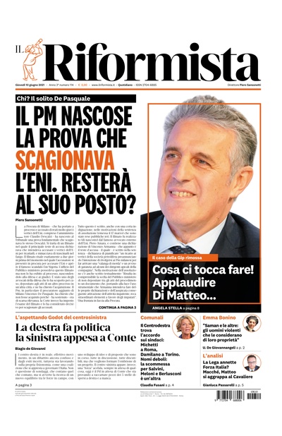 Giovedì 10 Giugno 2021