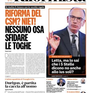 Giovedì 12 Agosto 2021