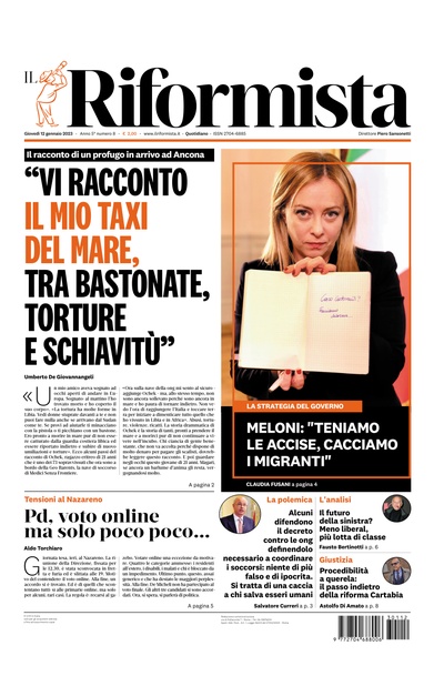 Giovedì 12 Gennaio 2023