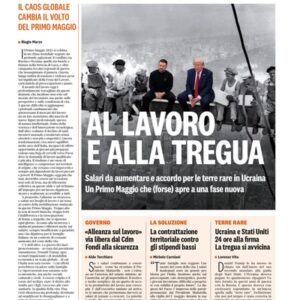 Giovedì 1 Maggio 2025
