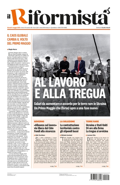 Giovedì 1 Maggio 2025