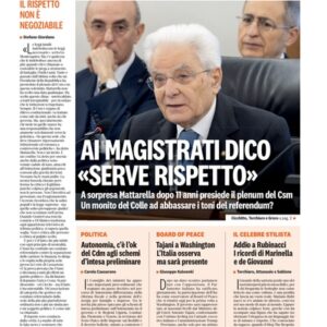 Giovedì 19 Febbraio 2026
